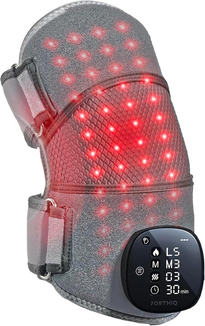 FORTHiQ RED+ Knee Massager with Heat and Red Light Therapy for Pain Relief, Knee Brace with 2 Wav... | Amazon (US)