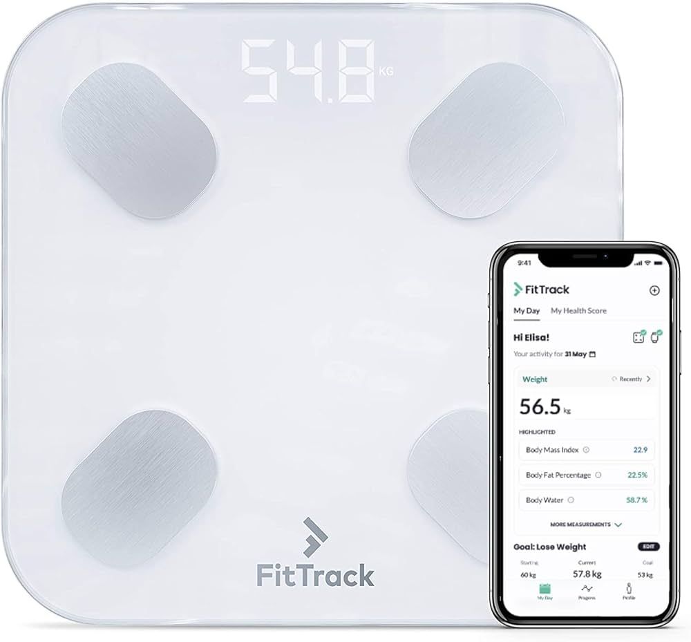 FitTrack Dara Smart BMI Digital Scale - Measure Weight And Body Fat - Most Accurate Bluetooth Gla... | Amazon (CA)