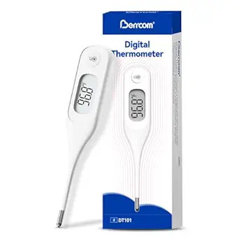 Berrcom Digital Thermometer for Adults and Kids, Medical Thermometer for Fever 10 Second Reading ... | Amazon (US)