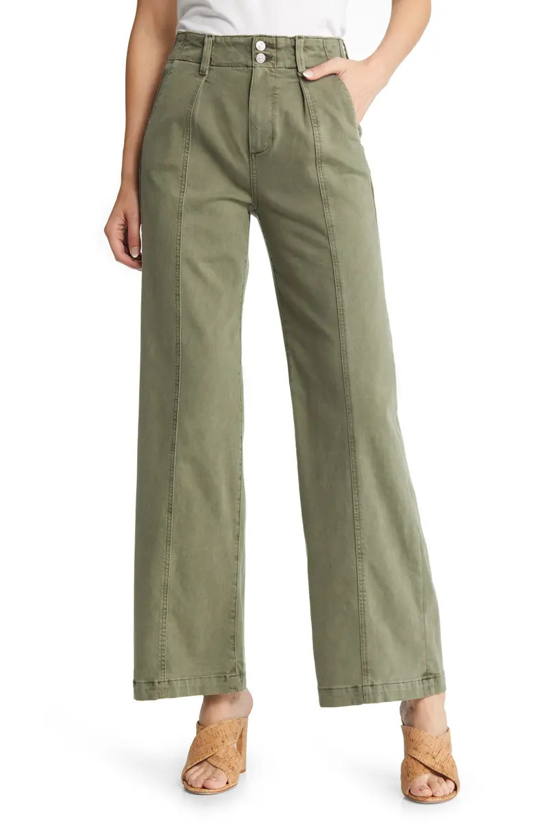 PAIGE Brooklyn High Waist Wide Leg Pants | Nordstrom | Nordstrom