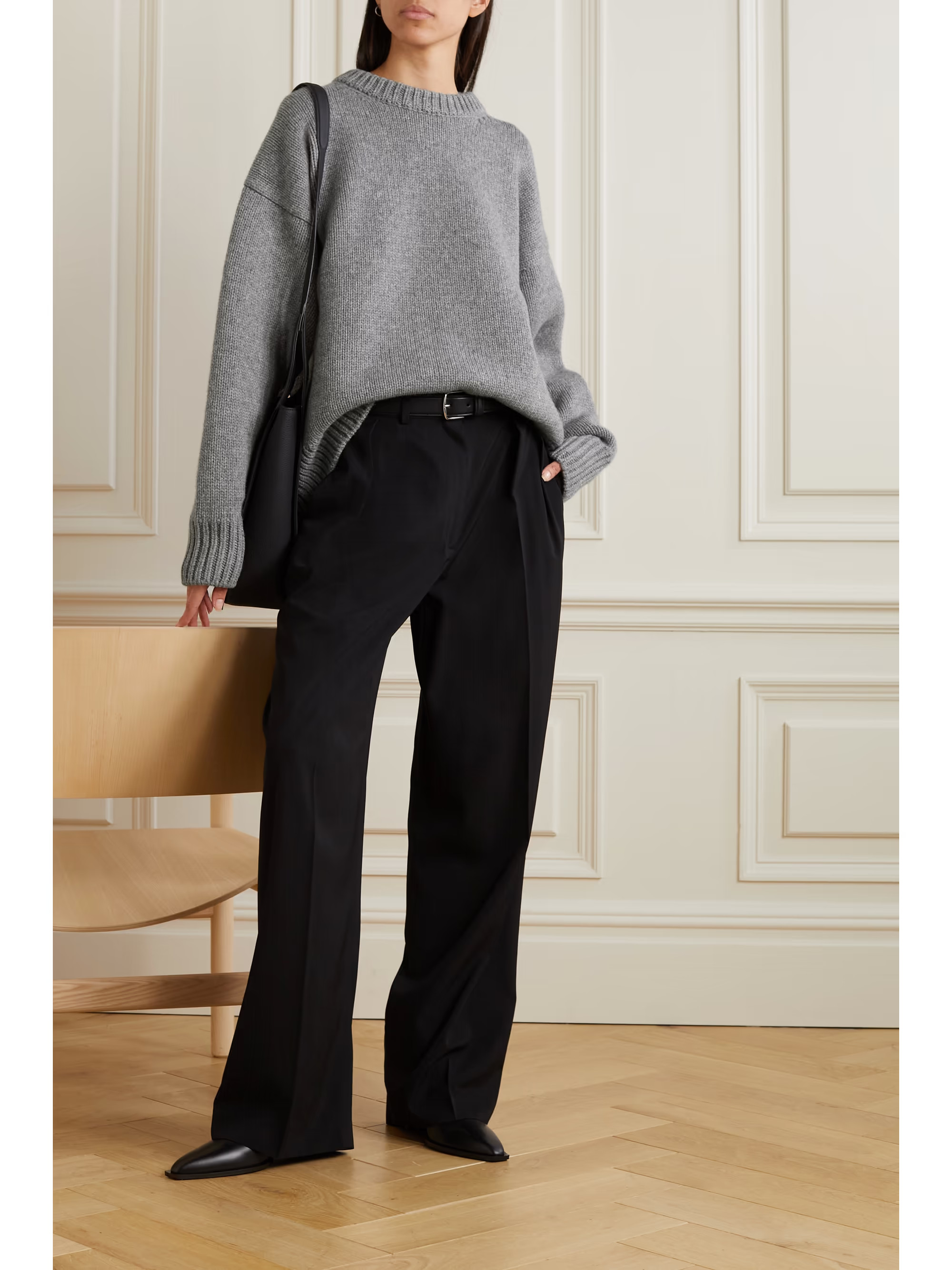 Essentials Ophelia oversized wool and cashmere-blend sweater | NET-A-PORTER (US)