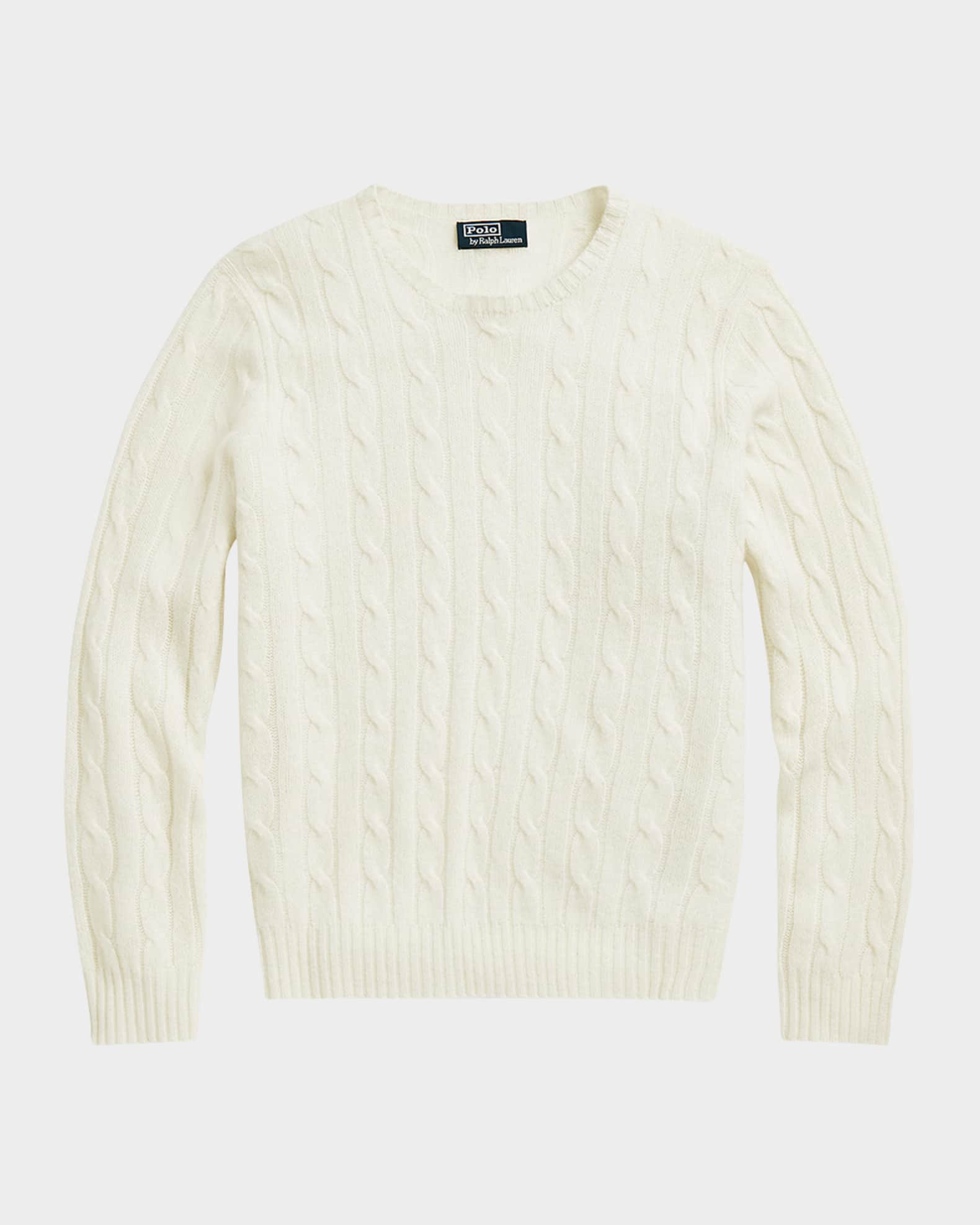 Men's The Iconic Cable-Knit Cashmere Sweater | Neiman Marcus