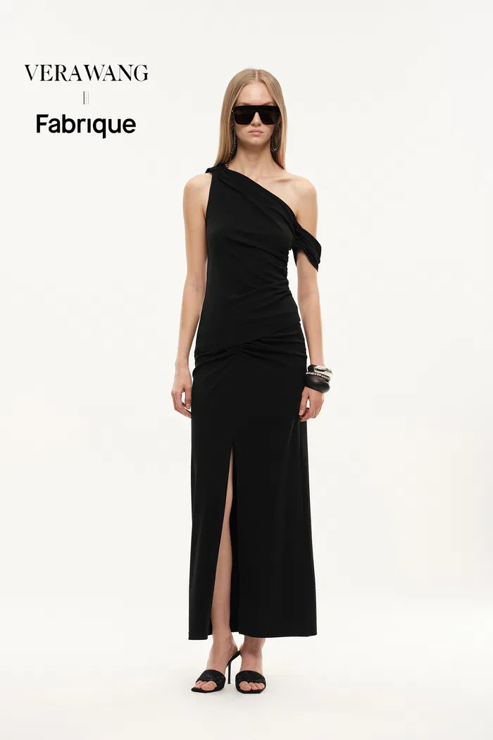 Overture One-Shoulder Ruched Top in Four Way Stretch Fabric | Fabrique