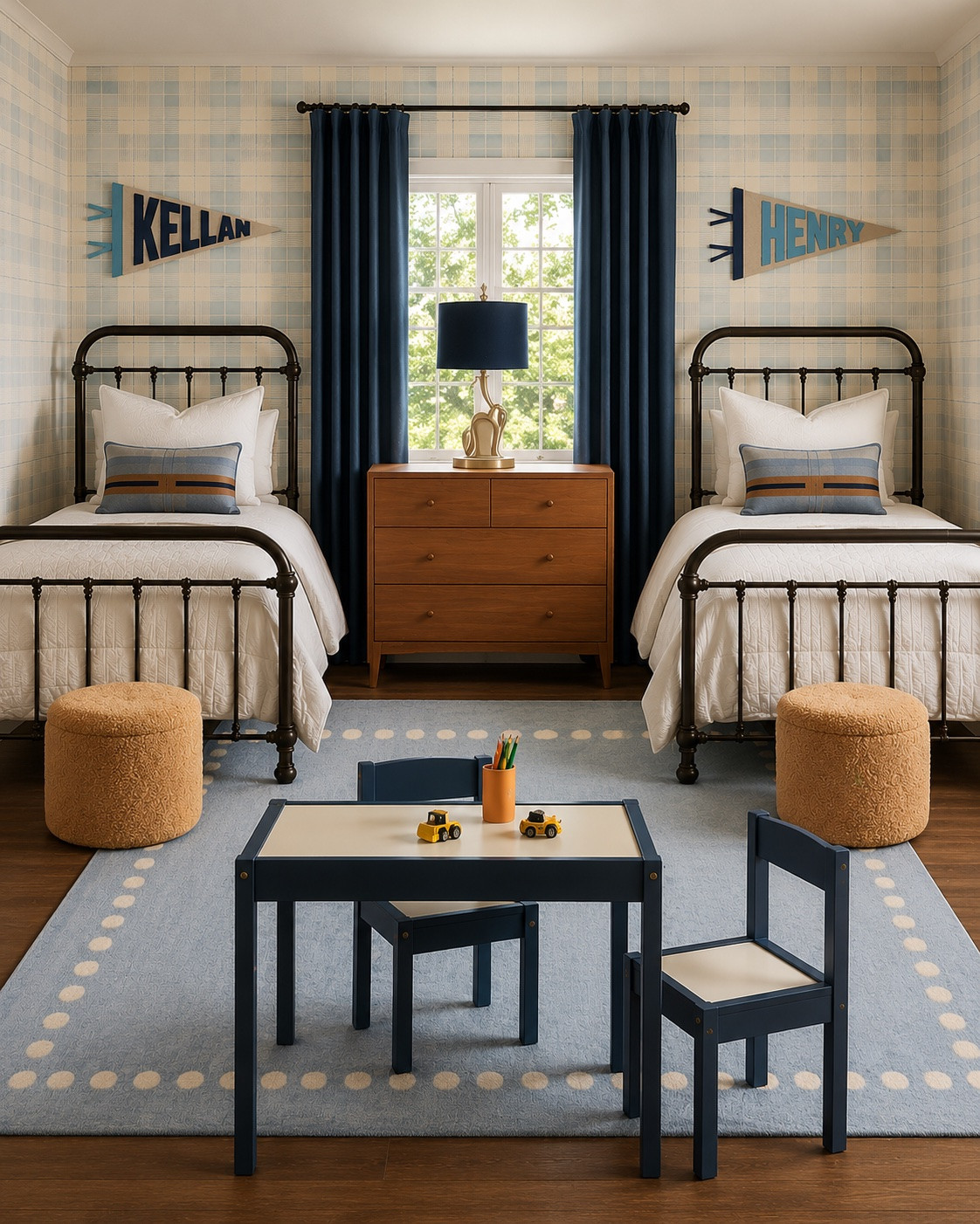 A boy bedroom render and design!! Love this fun little play area and always partial to a twin bed 💙🩵

#LTKdayinmylife #LTKHome #LTKKids