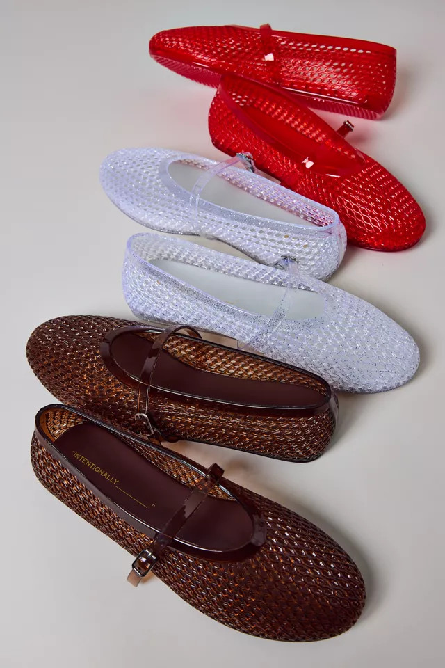 Intentionally Blank Classy Jelly Mary Jane Flat | Urban Outfitters (US and RoW)