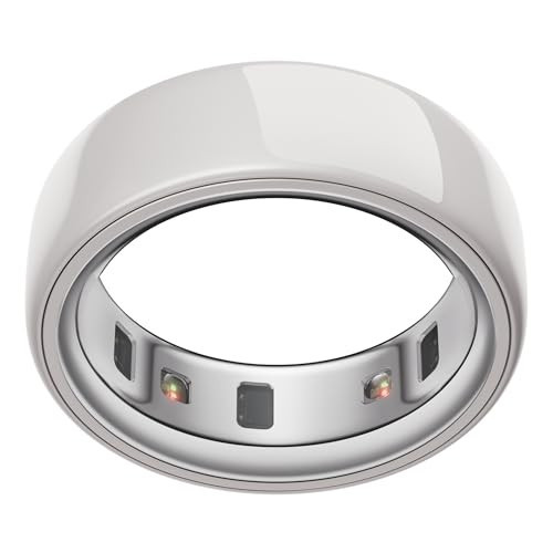 Oura Ring 4 Ceramic - Cloud - Size 14 - Size Before You Buy | Amazon (US)