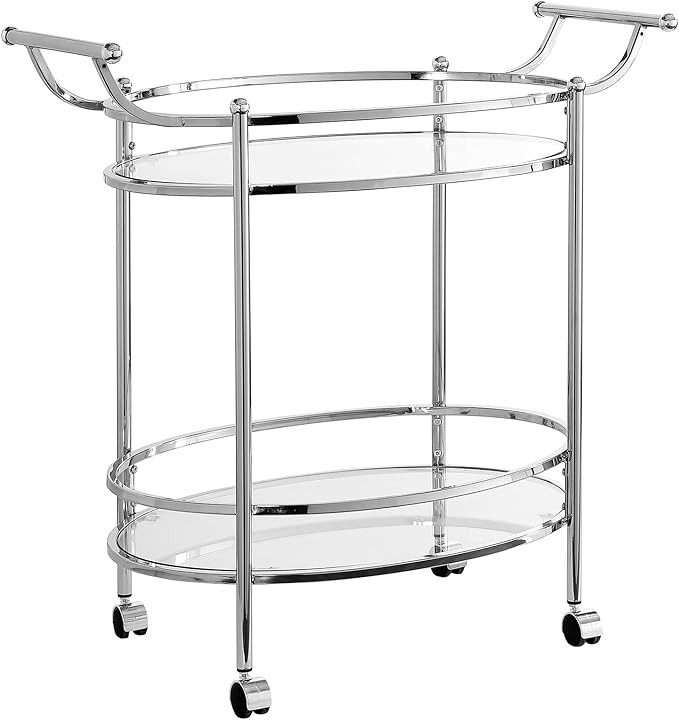 Powell Chrome Service Cart | Amazon (US)