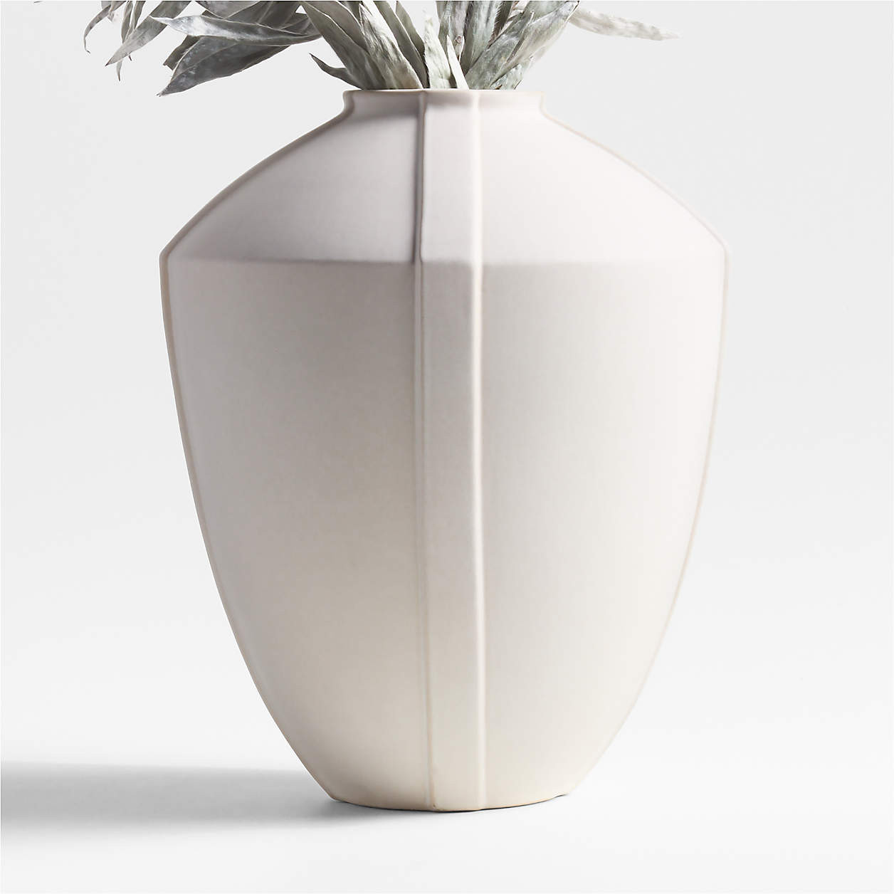 Ancien Cream Vase 17" by Athena Calderone + Reviews | Crate & Barrel | Crate & Barrel