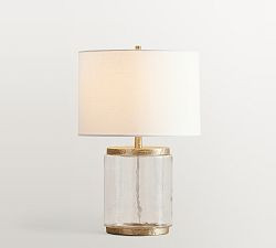 Dalton Recycled Glass Table Lamp (20"-25") | Pottery Barn (US)