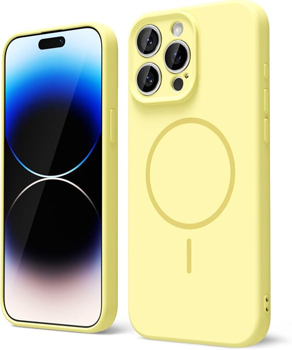 oakxco for iPhone 14 Pro Case Silicone Mag Safe, Magnetic Slim Thin Phone Case Compatible with Ma... | Amazon (US)