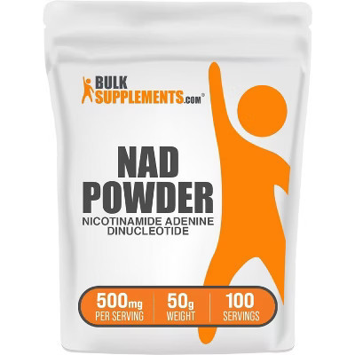 BulkSupplements Nicotinamide Adenine Dinucleotide (NAD) Powder 50 Grams (1.8 oz) | Target