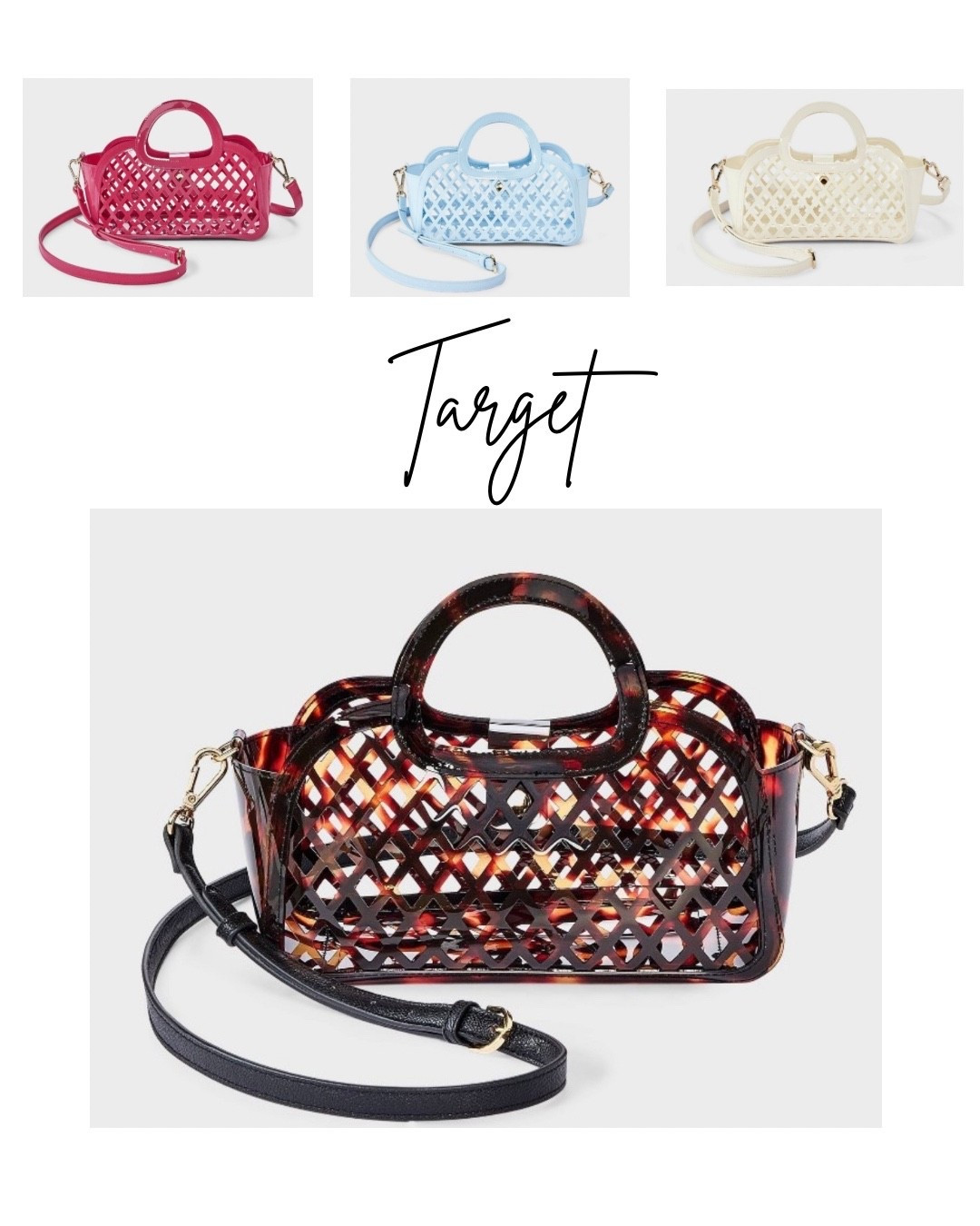 New at Target

Jelly Mini Cage Tote Crossbody Bag


Target Style

#LTKOver40
