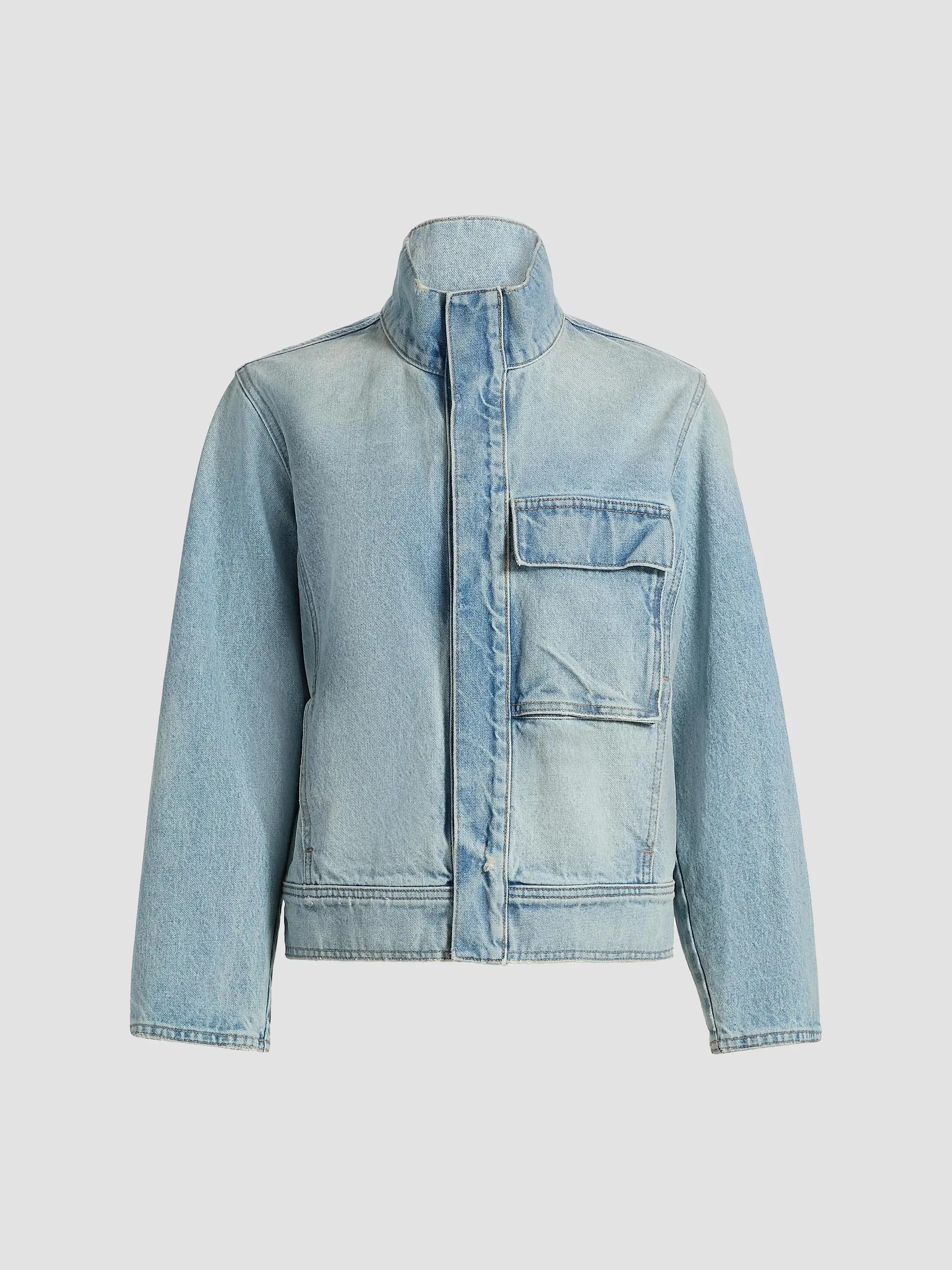 Marilou Patch-Pocket Denim Jacket | Saks Fifth Avenue
