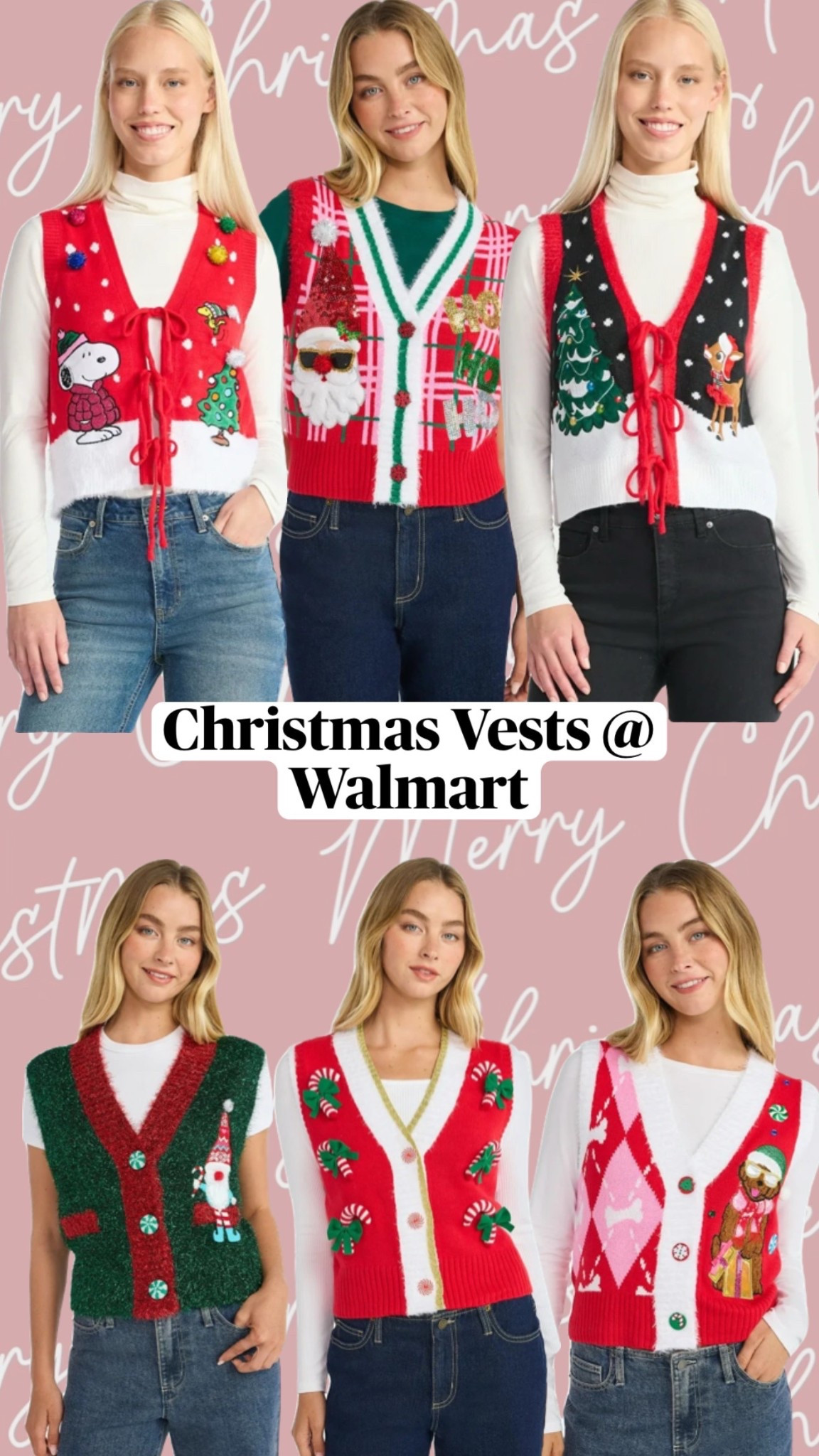 Christmas vests @ Walmart 

#LTKHoliday #LTKSeasonal #LTKStyleTip