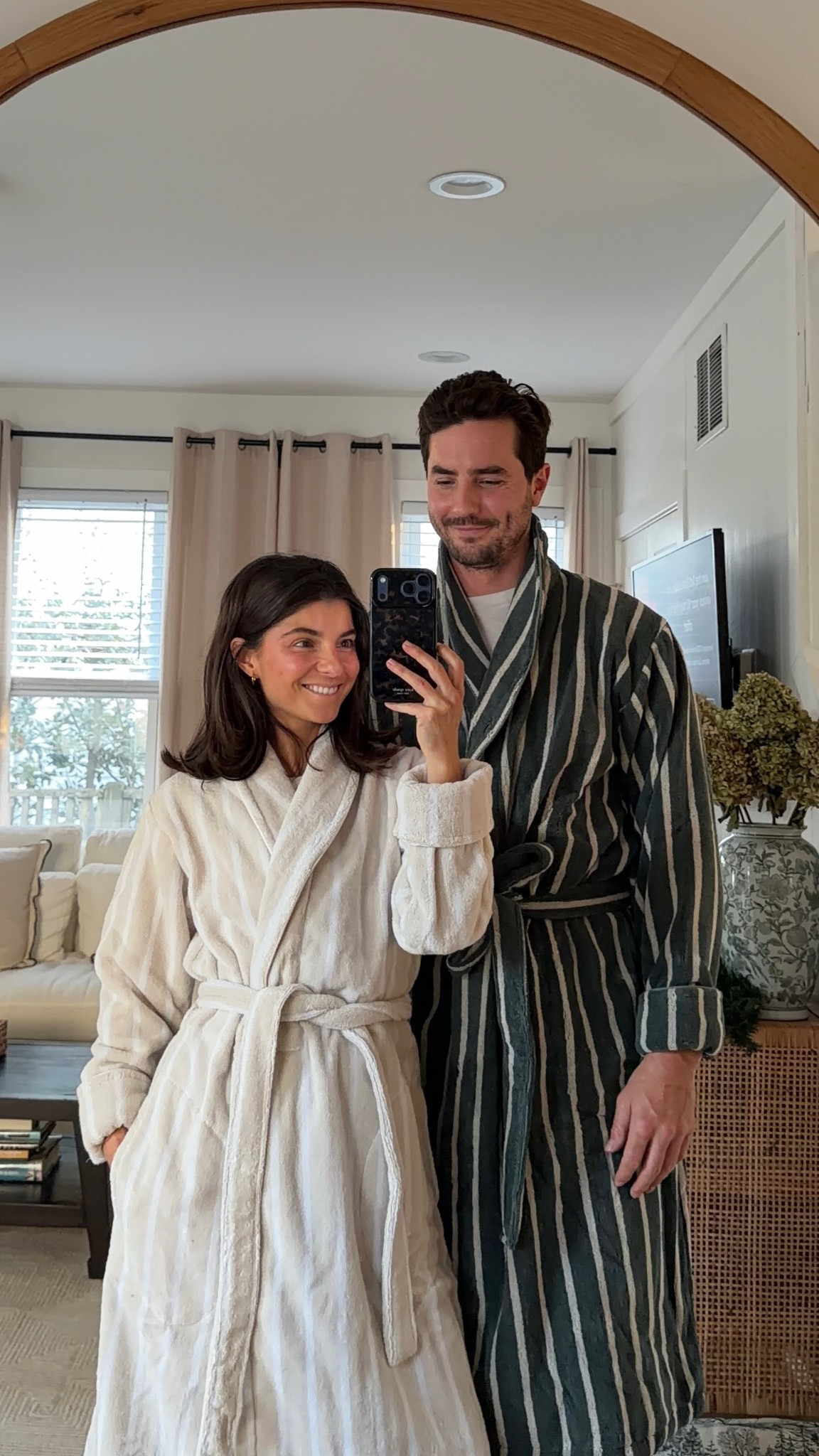 [12/12/25] The perfect gift for couples or anyone looking to treat themselves! 😊

I got these 100% Turkish cotton robes for Jake & I and we are both obsesssssed. I’m wearing size xs and Jake is in a large! This pattern is sold out but linking other colors/patterns currently on sale for 15% off. If you bundle, you can get 25% off both! 



#LTKMens #LTKGiftGuide #LTKselfcare