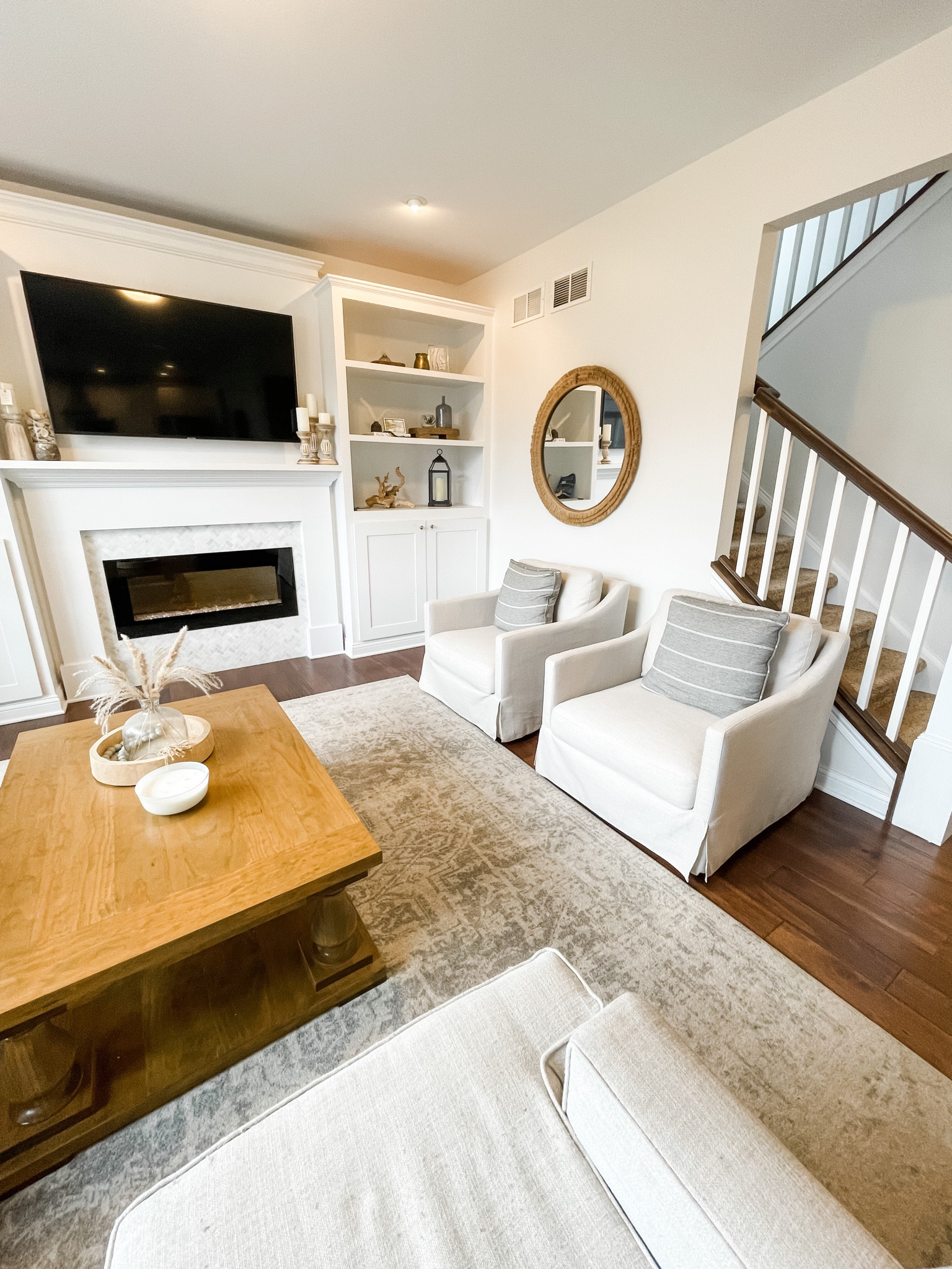 rug, chair, wayfair, rug pad, living room, interior design

#LTKhome #LTKstyletip