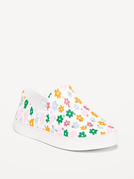 Perforated Slip-On Shoes for Toddler Girls (Partially Plant-Based) | Old Navy (US)