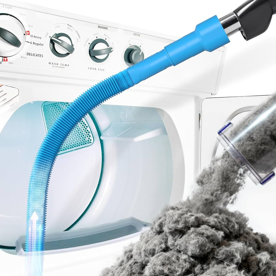 Holikme Dryer Vent Cleaner Kit Dryer Lint Vacuum Attachment Brush, Lint Remover, Dryer Vent Vacuu... | Amazon (US)