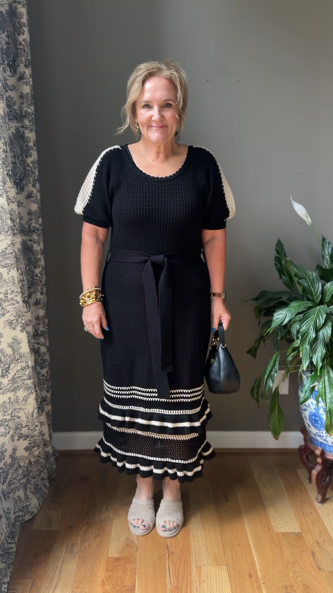 The prettiest crochet dress by Cleobella. It is gorgeous. I did replace the slip it came with with my own Honey of California slip. Just a little more coverage. 

I’m wearing a large, my larger size. 

Wedding guest dress vacation dress 

#LTKWedding #LTKMidsize #LTKOver40