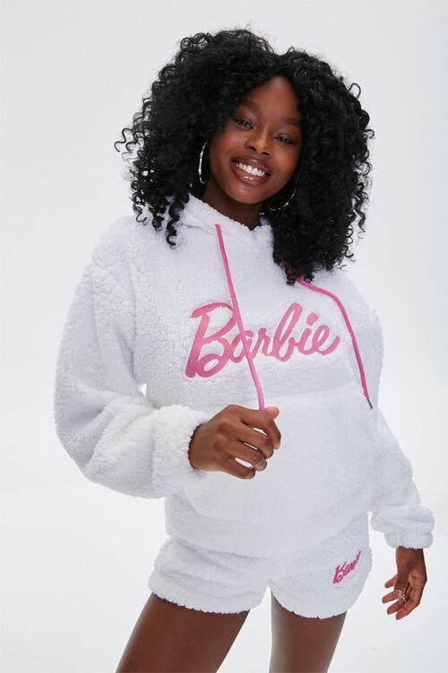 Faux Shearling Barbie™ Hoodie | Forever 21 (US)