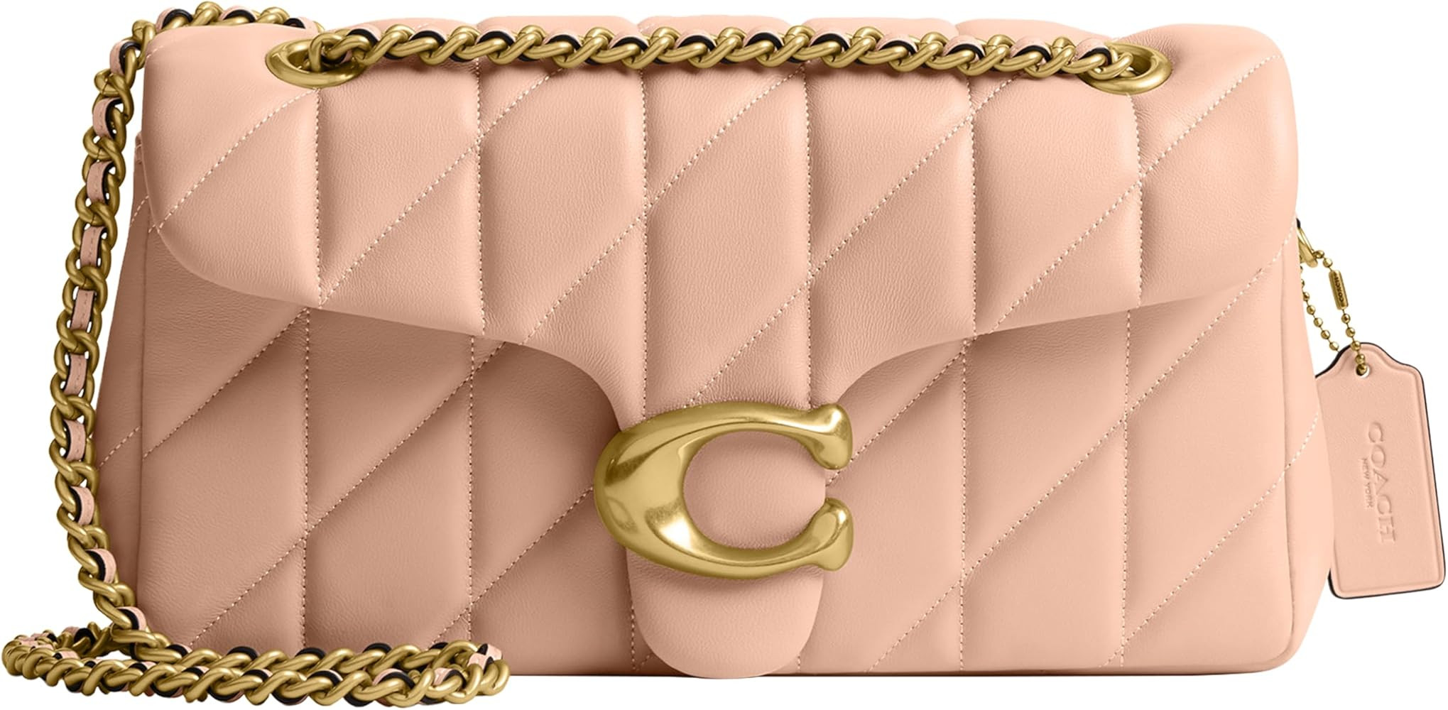 COACH Women's Pebble Tabby Shoulder Bag | Amazon (US)