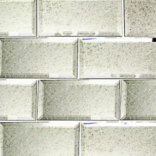 Ivy Hill Tile Vintage Mirror Beveled 3 in. x 6 in. Glass Wall Tile (32 Pieces, 4 sq. ft./Case)-EX... | The Home Depot