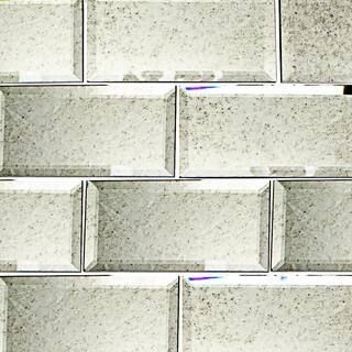 Ivy Hill Tile Vintage Mirror Beveled 3 in. x 6 in. Glass Wall Tile (32 Pieces, 4 sq. ft./Case)-EX... | The Home Depot