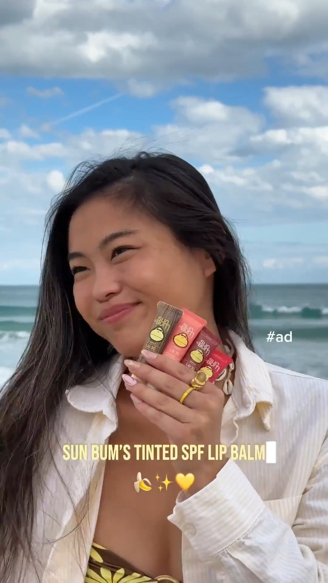 LTK:
#ad don’t forget to put sunscreen on your lips! 🌞✨💛 @sunbum came out with 3 *new* tinted SPF lip balms with SPF 30, to hydrate your lips all day long. you can shop the Tinted Lip Moisturizing Sunscreen Lip Balm online or at @target for $9.99. P.S. The shade ‘Heat Wave’ is online only!

#sunbumpartner #TargetPartner #Target

#LTKTravel #LTKBeauty #LTKdayinmylife