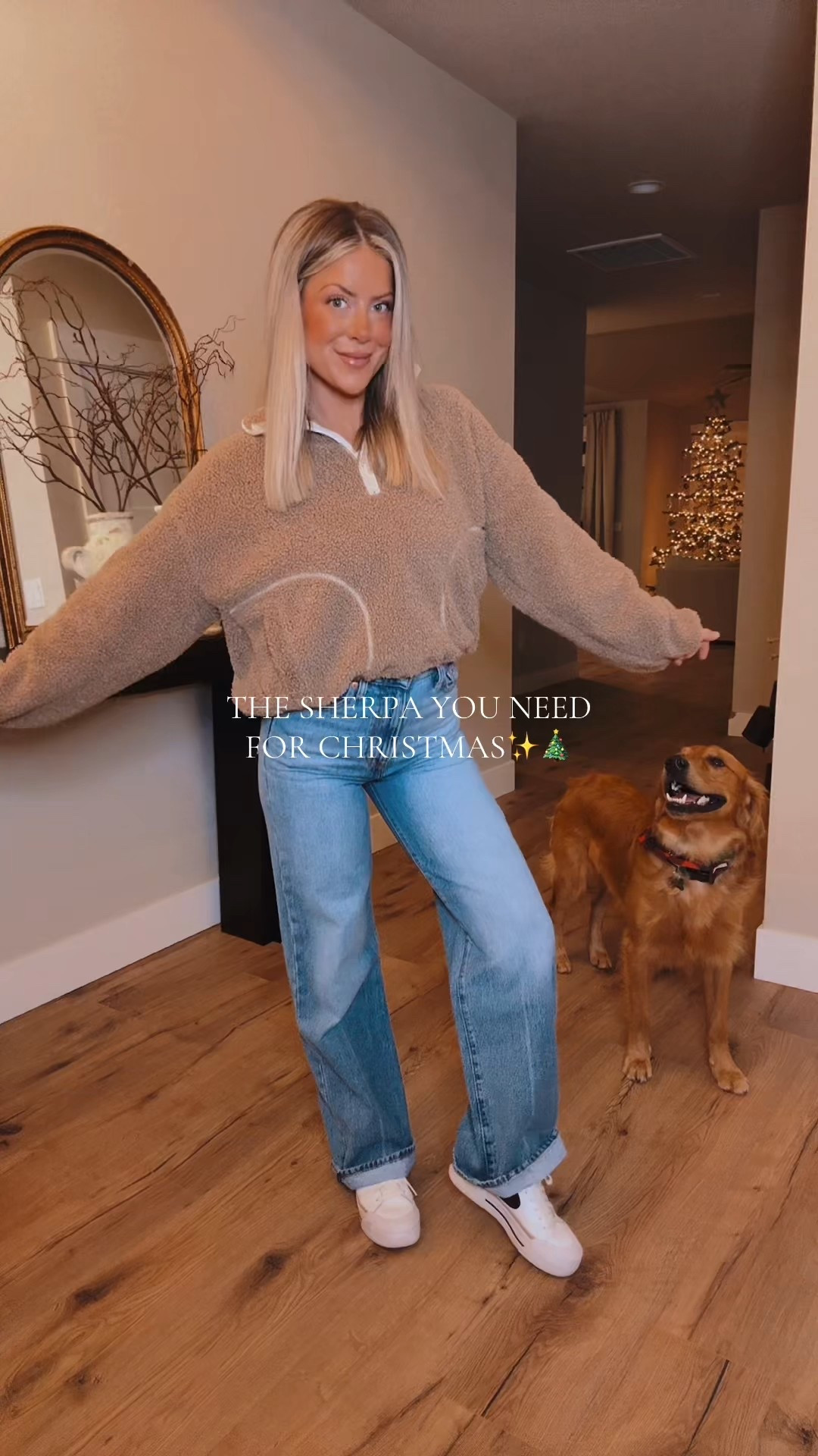 My go - to the CUTEST Sherpa ✨🎄

#LTKootd #LTKGiftGuide #LTKHoliday