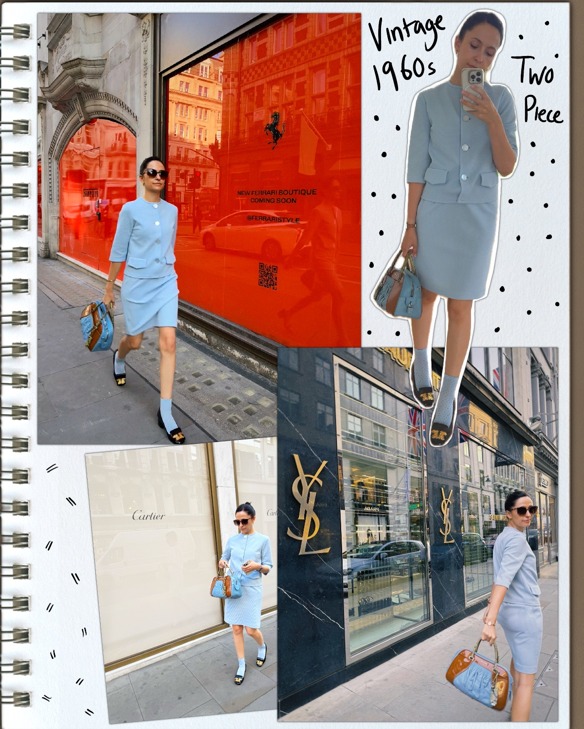 THE 60s SET 🩵 new life for this vintage 1960s two piece I found on eBay! I’ve linked some similar sets…how amazing is the reversible one?!? I find the trick with these is to look for a 3/4 length sleeve on the jacket as it keeps it looking elegant & less like a power suit 😆 and adding some unexpected accessories (like my lil’ socks) can bring the look up to date. #vintage #preloved

#LTKeurope #LTKluxury #LTKuk