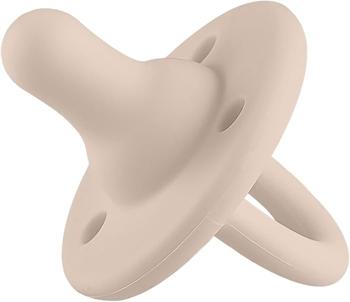 Lee Lee and Me Newborn Pacifier - Sand - 100% Medical Grade Silicone Paci - Breast-Like Nipple fo... | Amazon (US)