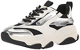 Steve Madden Girls Shoes Possession Sneaker, Silver Multi, 2 | Amazon (US)