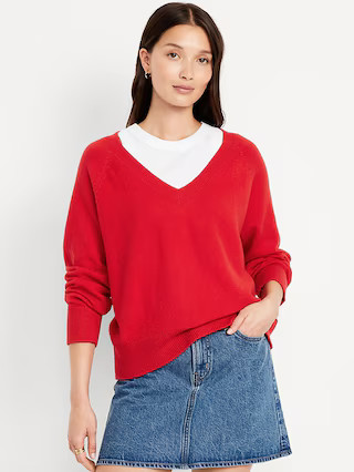 SoSoft Loose V-Neck Sweater | Old Navy (US)
