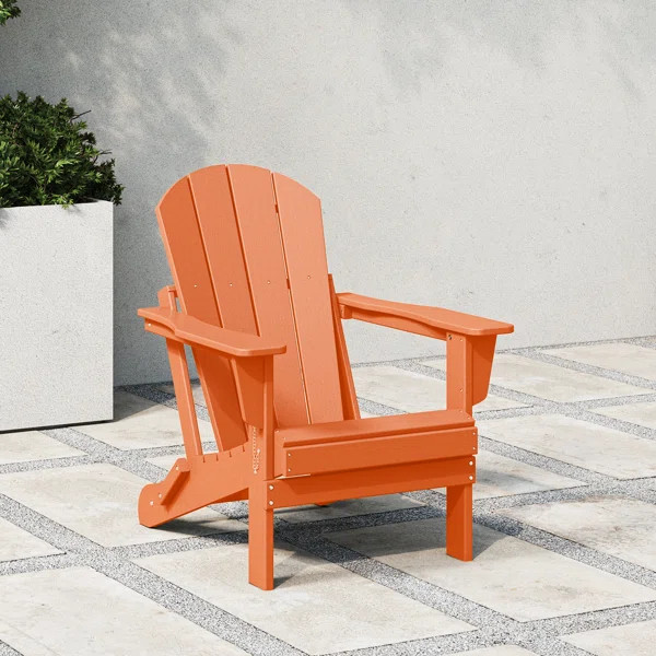 Shawnna Weather-Resistant Foldable Outdoor Adirondack Chair | Wayfair North America