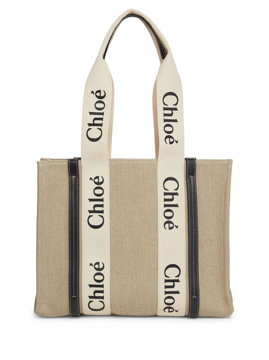 Chloé Woody Medium Logo Tote | Saks Fifth Avenue