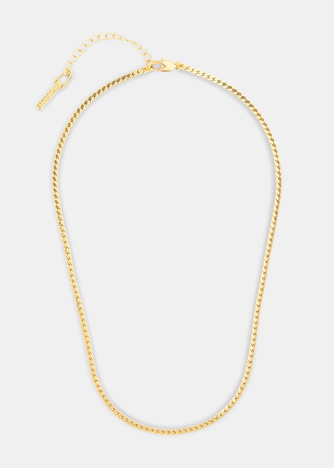 Gold Classic Snake Chain Necklace | WHISTLES | Whistles UK | | Whistles