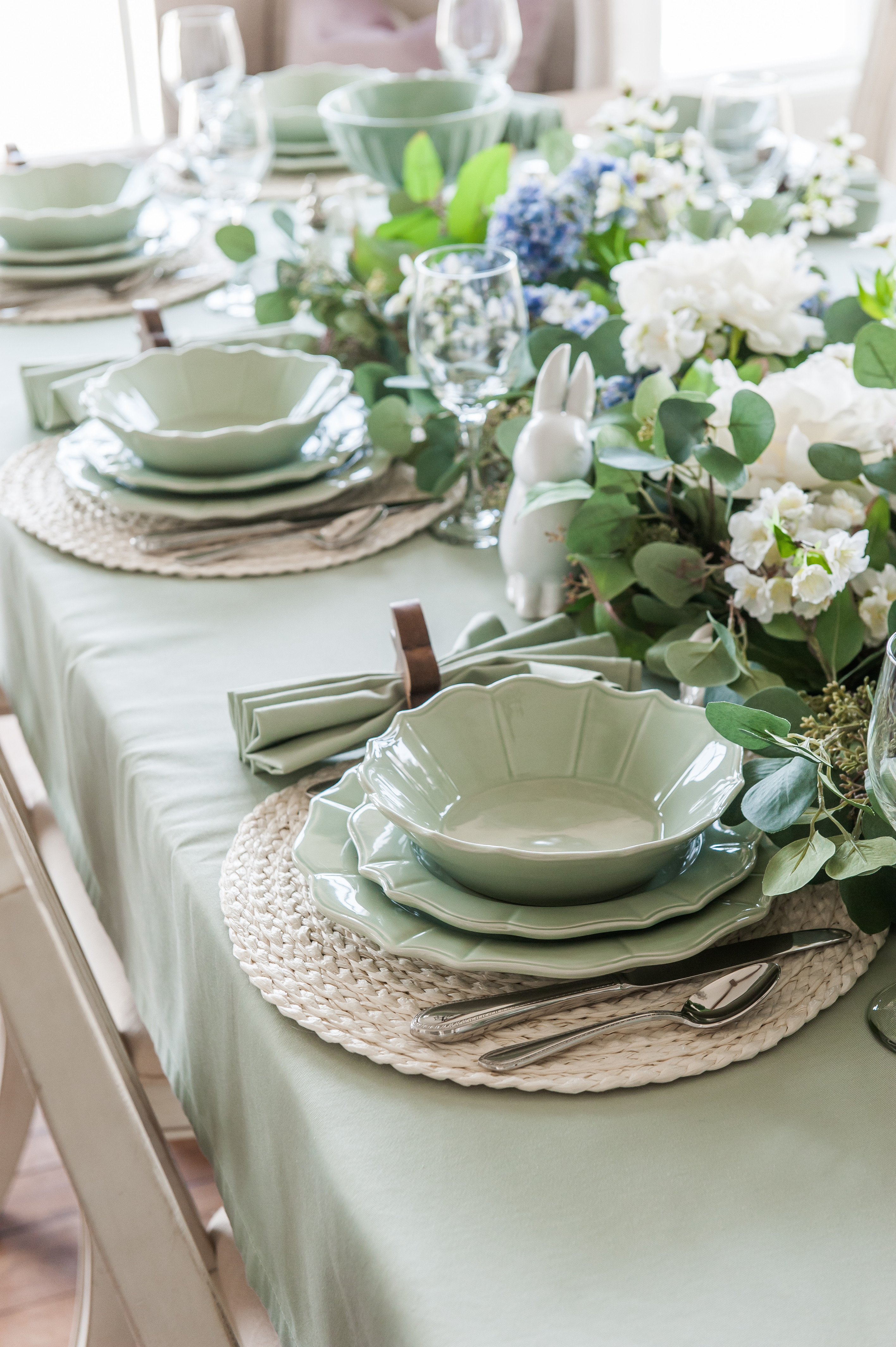 Sage green + soft purple = the dreamiest spring tablescape 🌿💜 Tap to shop this romantic Easter hosting look before it’s gone!
#springtablescape #easterdecor #eastertablescape #springdecorideas #tablescapestyling #easterhosting #springhosting #seasonaldecor #pasteltablescape #easterbrunchideas #elegantentertaining #hostesswiththemostess #springvibes #floraldecor #centerpieceideas #tabledecorinspo #springinspiration #homedecorideas #entertainingathome #ltkhome #homewithhollyj #shophollyjhome 

 #LTKfoodie #LTKSeasonal #LTKHome