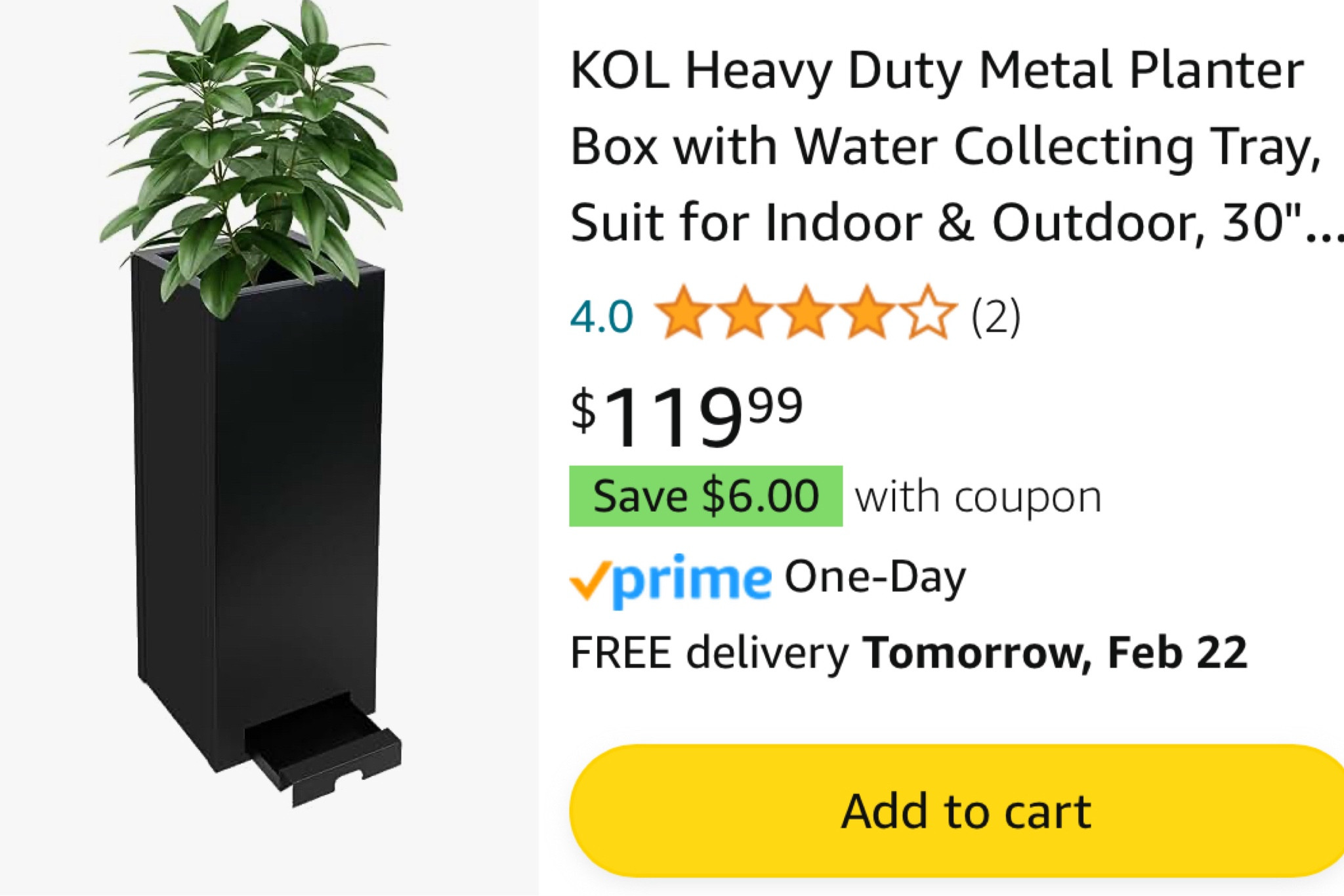 Metal box planter with water collector!

#LTKSeasonal #LTKhome #LTKSpringSale