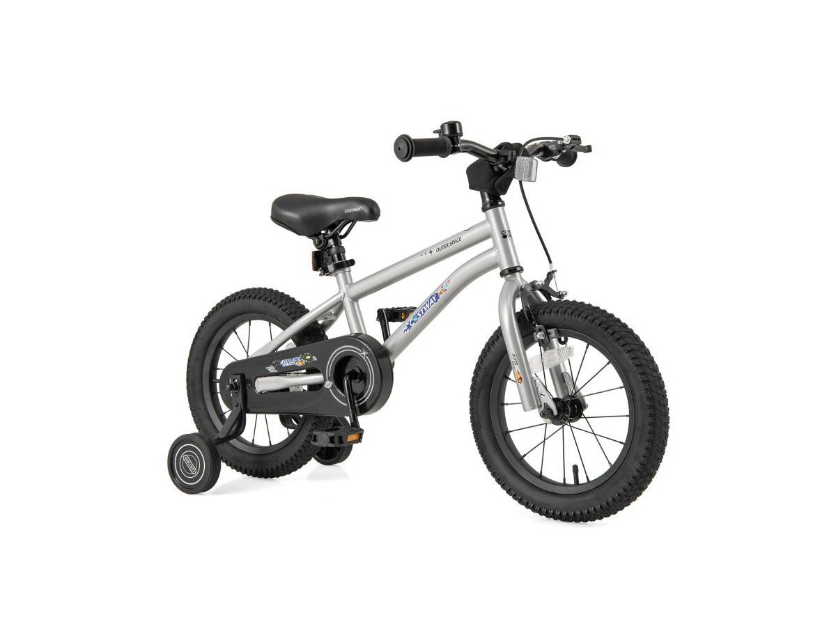 Kids Bike Bicycle for Boys Girls 4-8 with High Carbon Steel Frame - Silver | Macy's