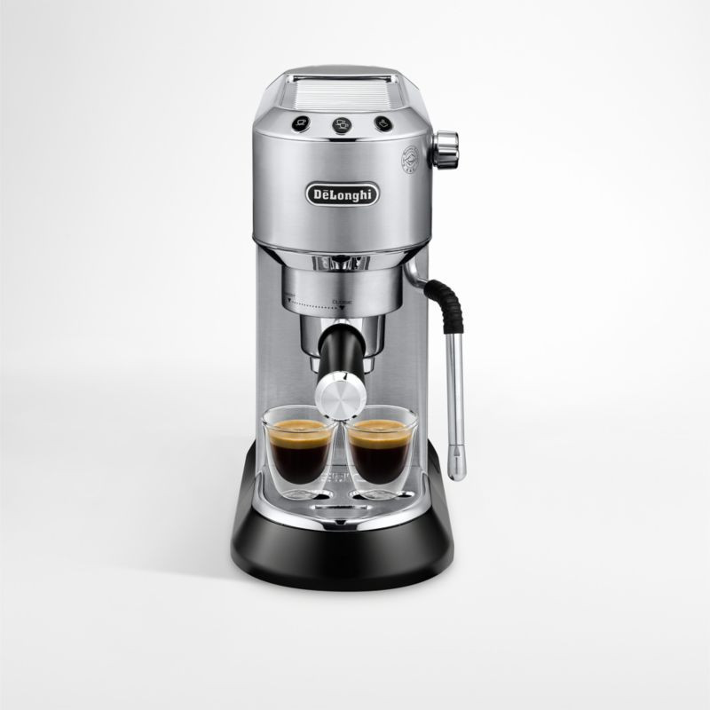 De'Longhi Dedica Arte Pump Espresso Machine + Reviews | Crate & Barrel | Crate & Barrel