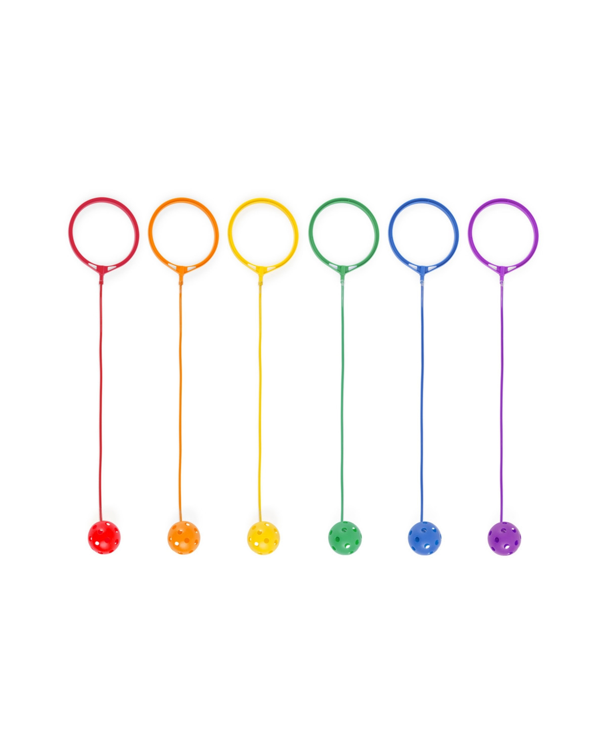 Champion Sports Swing Ball Set, Set of 6 - Green, Orange, Purple, Red, Royal Blue, | Macy's
