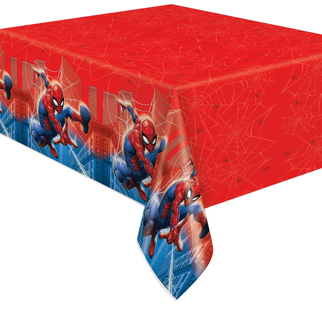 Spiderman plastic tablecloth, Spiderman birthday party, Spiderman party supplies, Spiderman table... | Etsy (US)