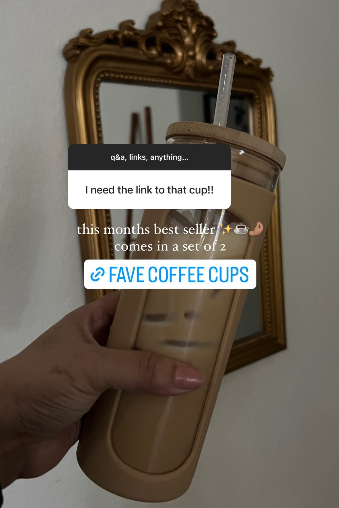 Neutral venti size coffee cup, comes in set of 2 


#LTKSale #LTKhome #LTKsalealert