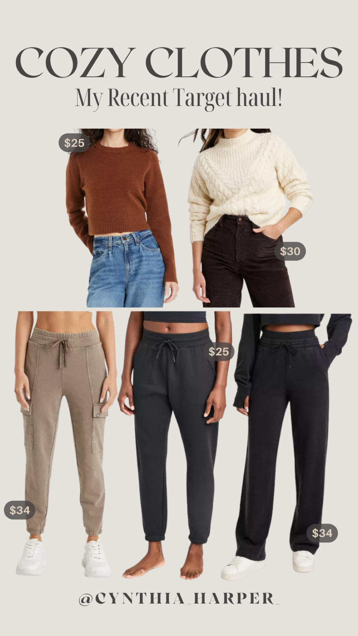 Cozy clothes! My recent target haul  