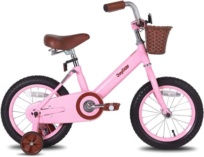 JOYSTAR Vintage 12 & 14 & 16 Inch Kids Bike with Basket & Training Wheels for 2-7 Years Old Girls... | Amazon (US)