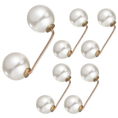 5PCS Pearl Safety Women Brooch Pin Premium Brooch Pin Practical Shawl Button | eBay UK