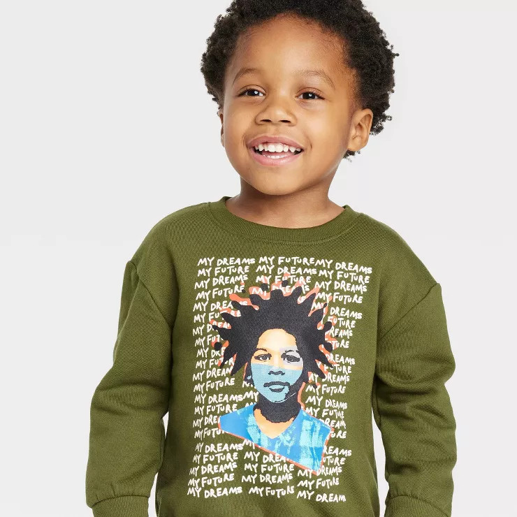 Black History Month Toddler My Dreams, My Future Sweatshirt - Green | Target