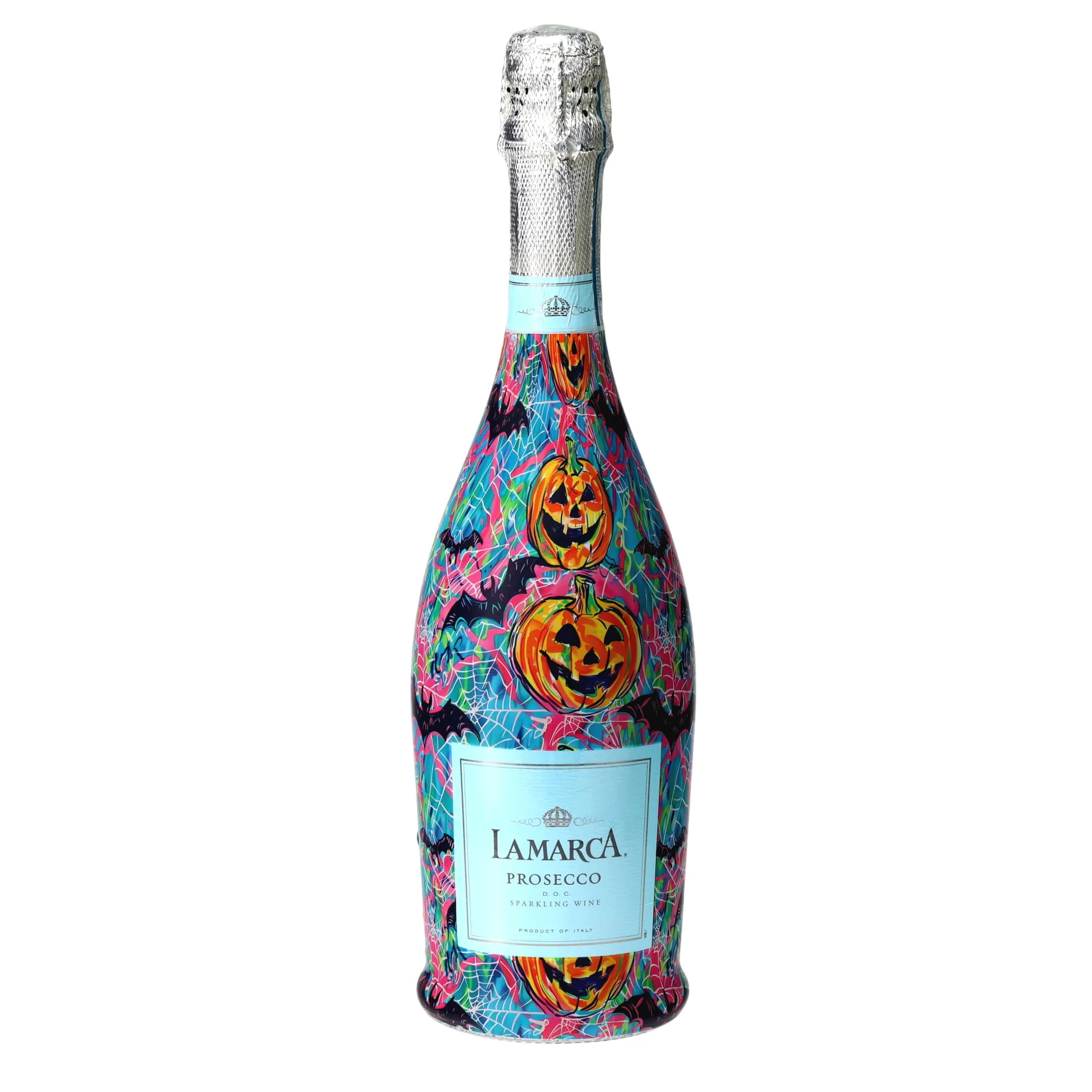 Preppy Halloween Bats Prosecco Bottle Wrap | Beau Bottles