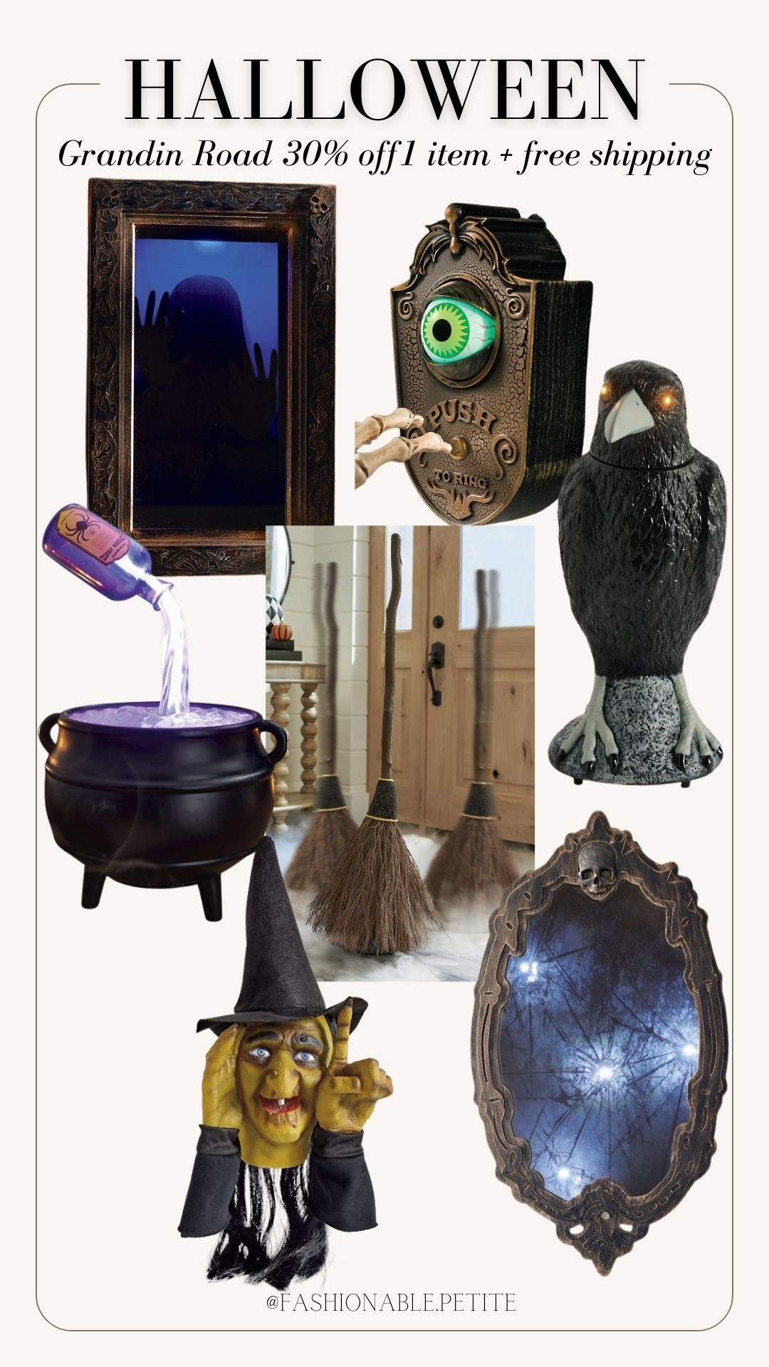 Animated Halloween decor from Grandin road! 30% off 1 item plus free shipping!


Halloween, Halloween decor, indoor Halloween decor, fall decor, seasonal decor, outdoor Halloween  decor 

#LTKHome #LTKSeasonal #LTKSaleAlert