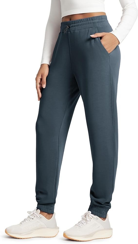ODODOS Women's Modal Soft Jogger Pants with Pockets Adjustable Shockcord High Waist Sweatpants Ca... | Amazon (US)